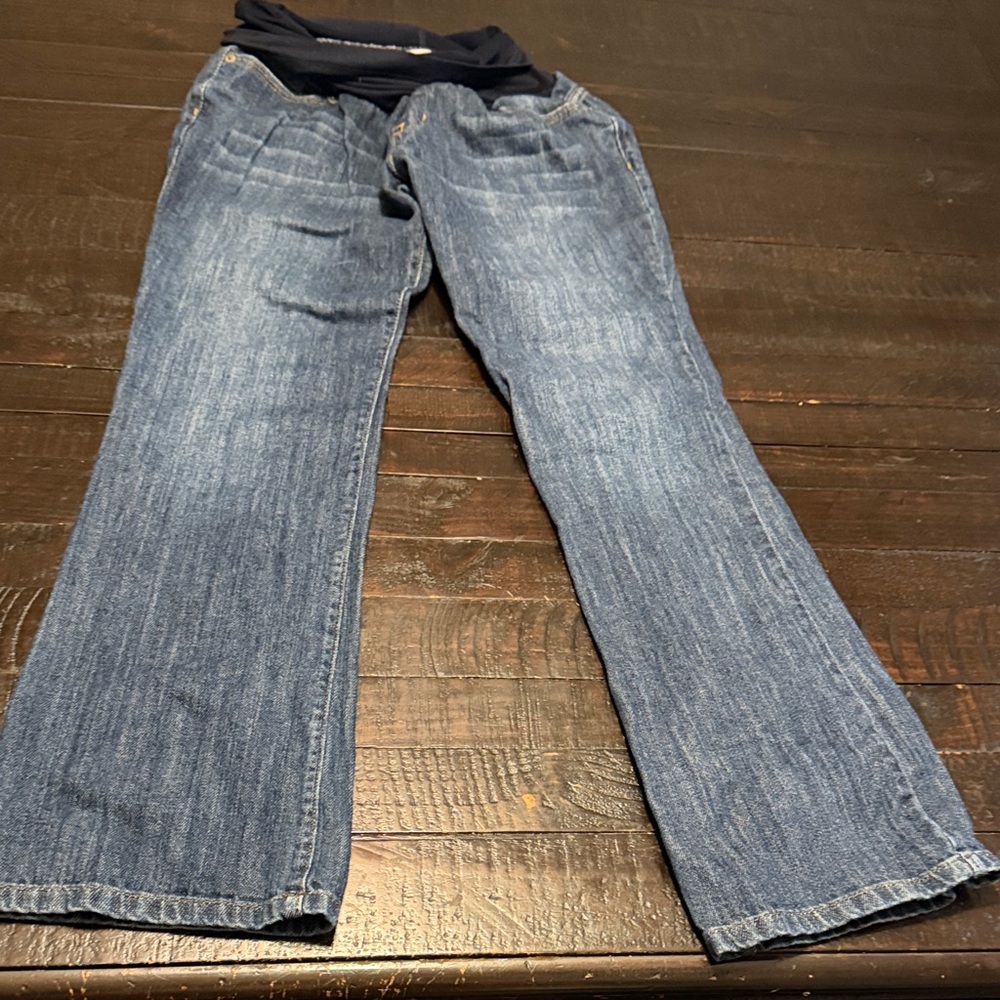 Blue Maternity Jeans Liz Lange women size 4